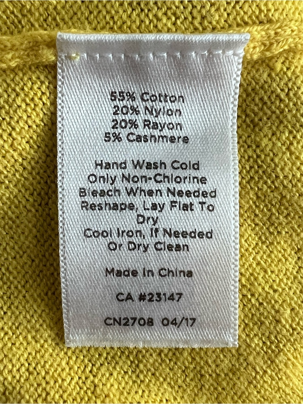 Talbots Yellow Knit Tank Top - Picture 5 of 5